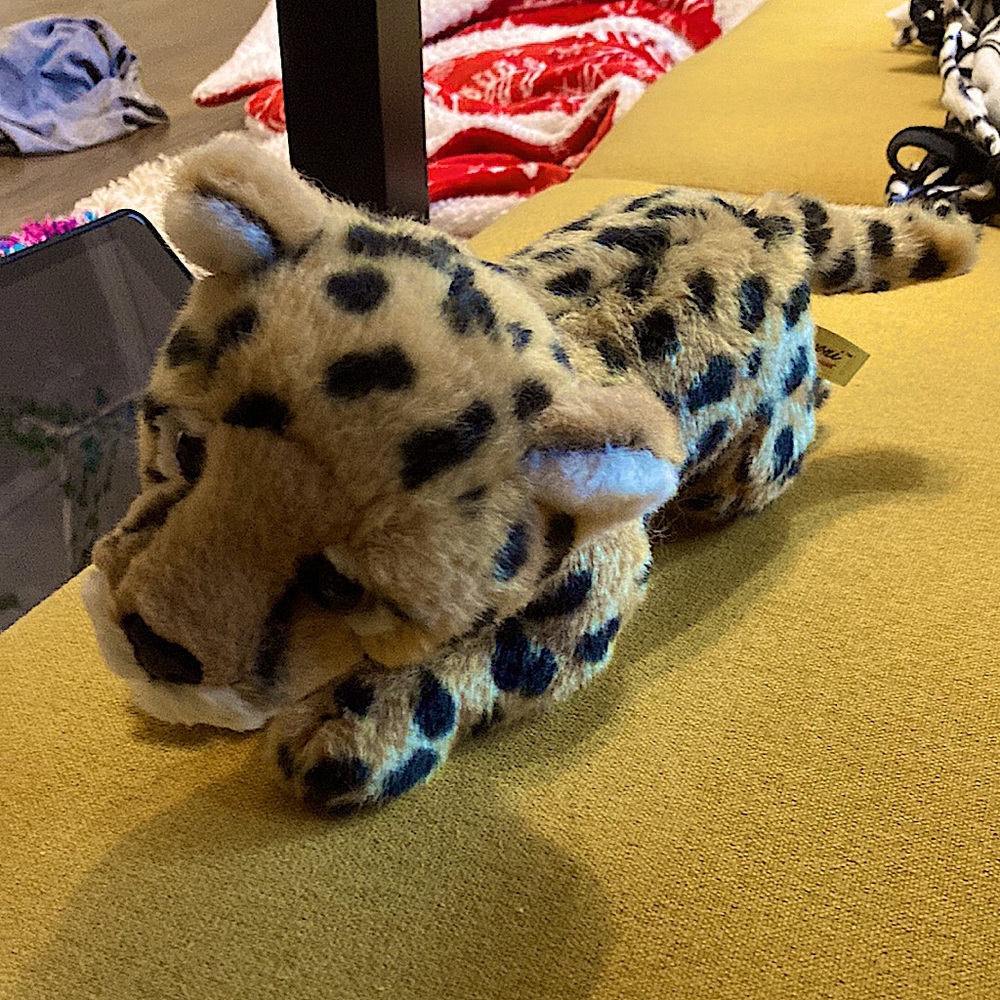 Cheetah stuffed animal